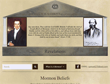 Tablet Screenshot of mormonbeliefs.com